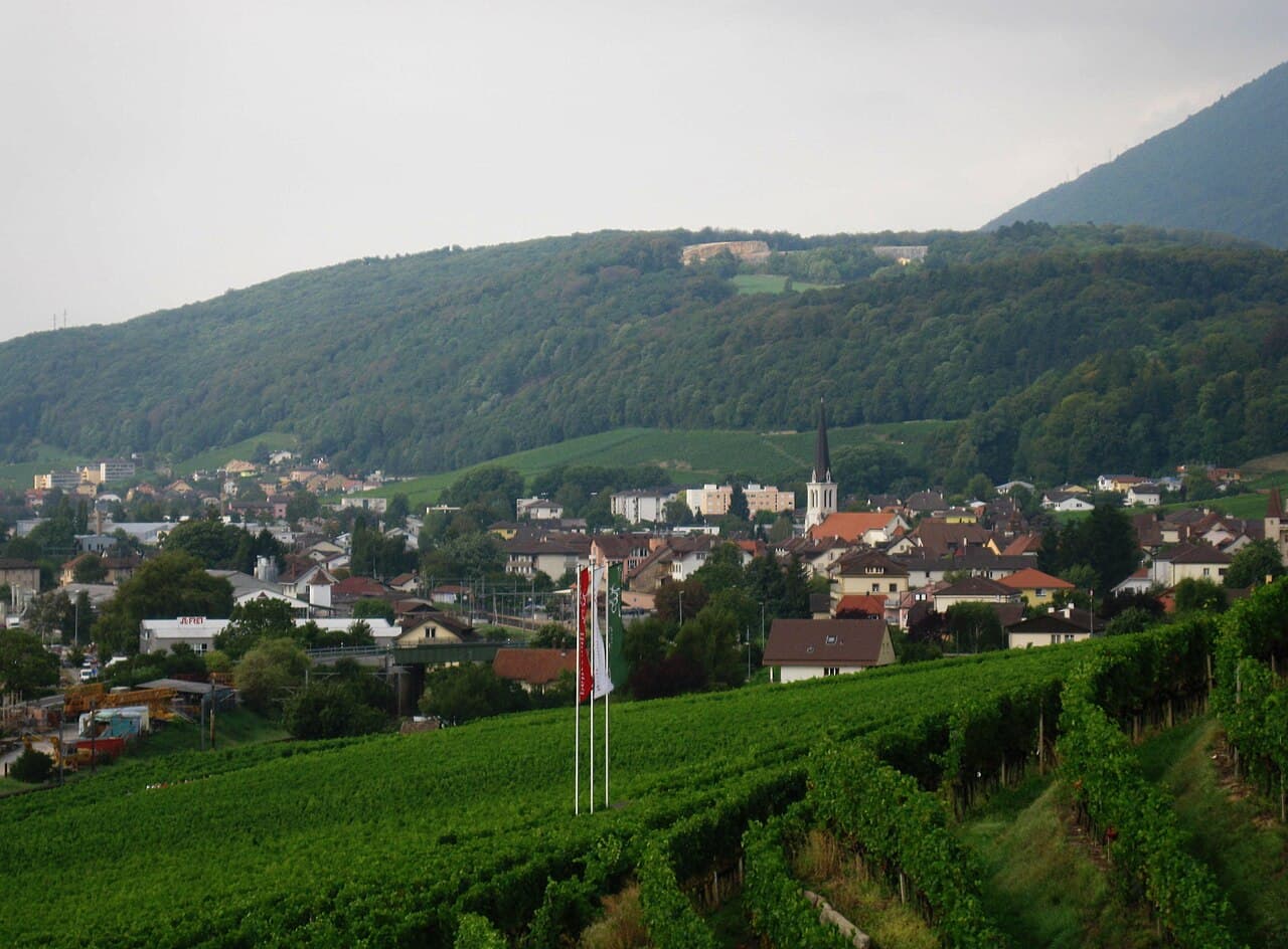Veduta del cantone Neuchâtel